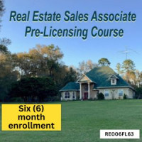 Real Estate Sales Associate Pre-Licensing Course (RE006FL63)- - Six (6) month access