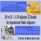 20 hr CE 3-20 Adjuster CE Bundle for Experienced Public Adjusters