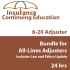 24 hr CE  6-20 All-Lines Adjusters  CE Bundle