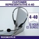 10 hr CE -  Customer Service Representative 4-40 CE Bundle 
