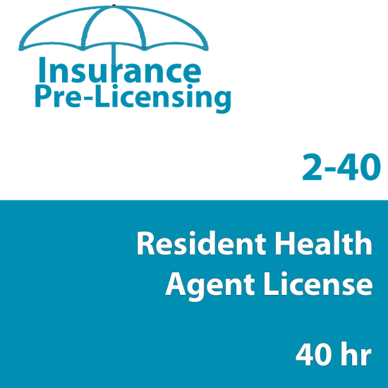 40 hr 2-40 Health Agent Prelicensing Course -{brand} Insurance, Florida, Life, Health, Accidents and Annuities, Insurance Pre-Licensing, Life, Health and Variable Annuities, Life & Health , Pre-licensing, Insurance, All Courses,40 hr 2-40 Health Agent Prelicensing Course